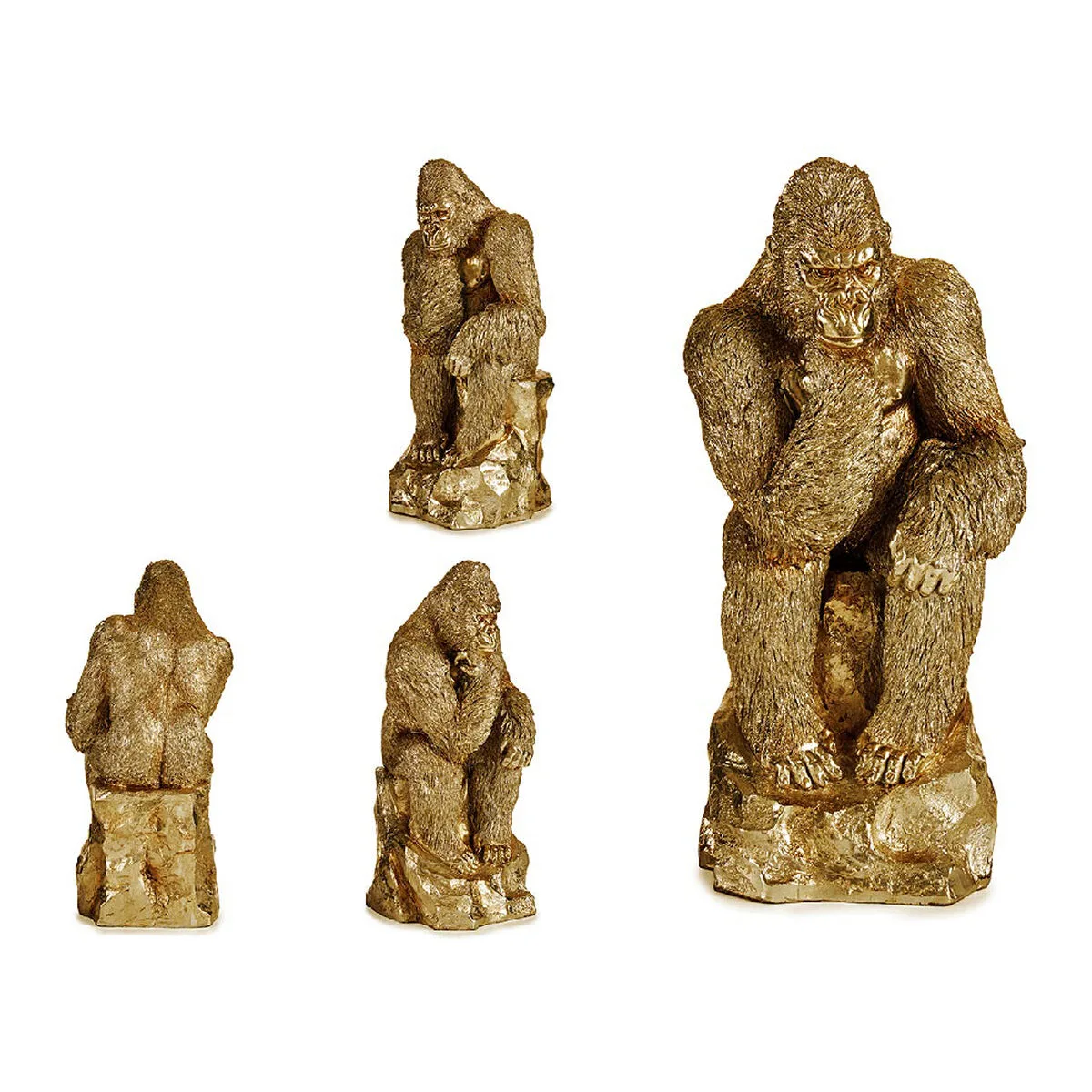 Figurine decorative gorille dore 20 5 x 47 x 23 5 cm s360953976. Diaytar vous offre un accès privilégié à une sélection de produits qui font buzz, qui innovent et qui embellissent la vie