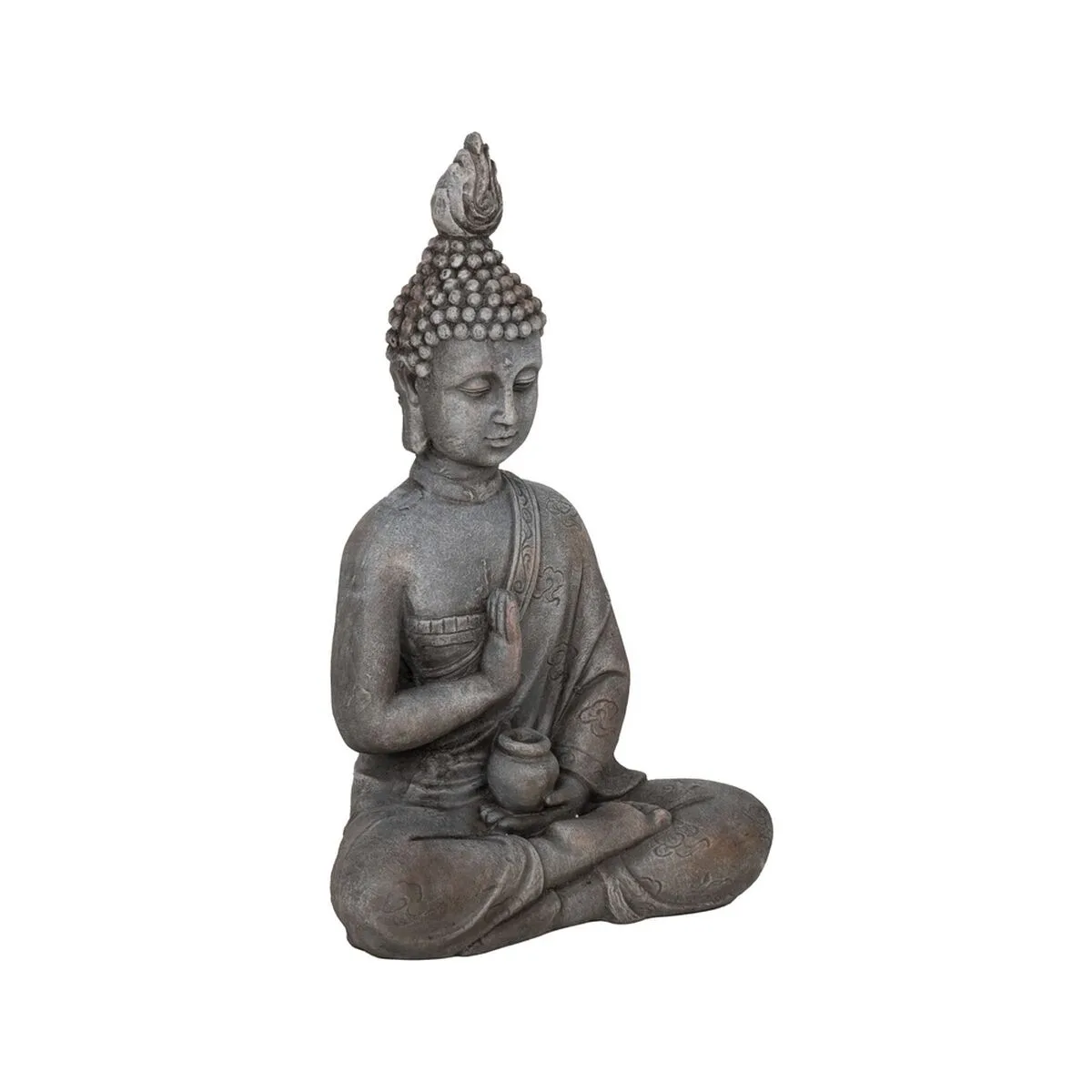 Figurine decorative gris buda 37 x 21 x 56 cm s880801173. Diaytar, c'est le sismographe des tendances : nous captons les vibrations du marché pour vous offrir le meilleur.