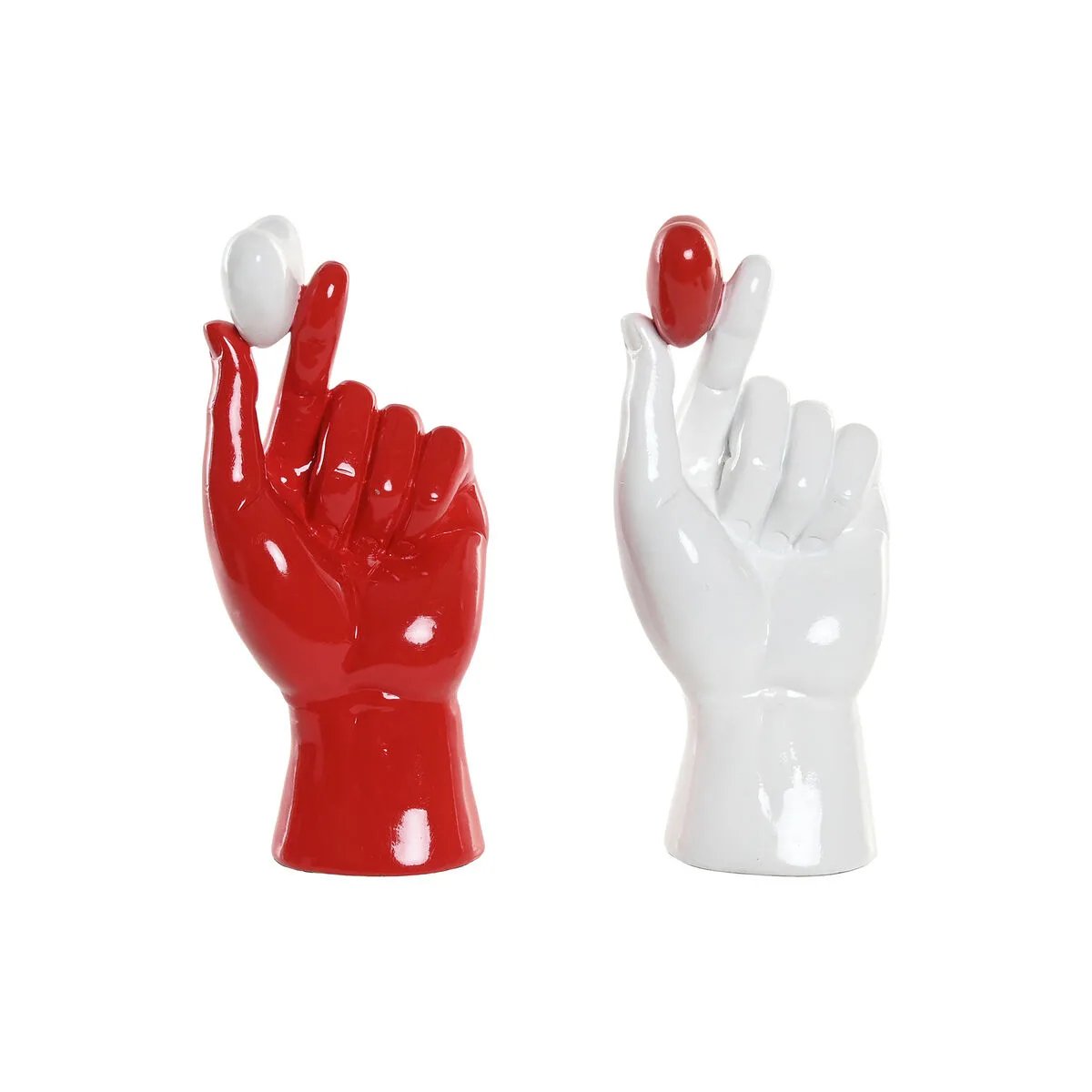 Figurine decorative home esprit blanc rouge main 12 x 8 5 x 26 cm 2 unites s306149827. Explorez Diaytar et laissez-vous surprendre par notre diversité de produits.