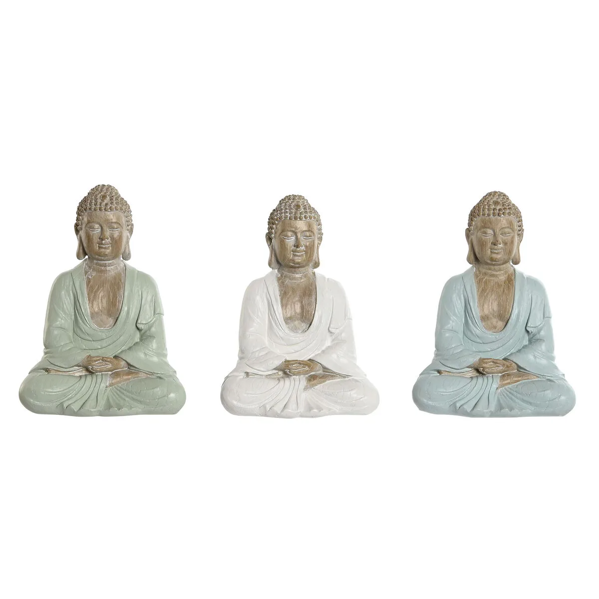 Figurine decorative home esprit blanc vert turquoise buda oriental 14 x 10 5 x 18 5 cm 3 unites s305368140. Avec Diaytar, redécouvrez le plaisir de l'achat en ligne grâce à une approche humaine des produits et de la curation
