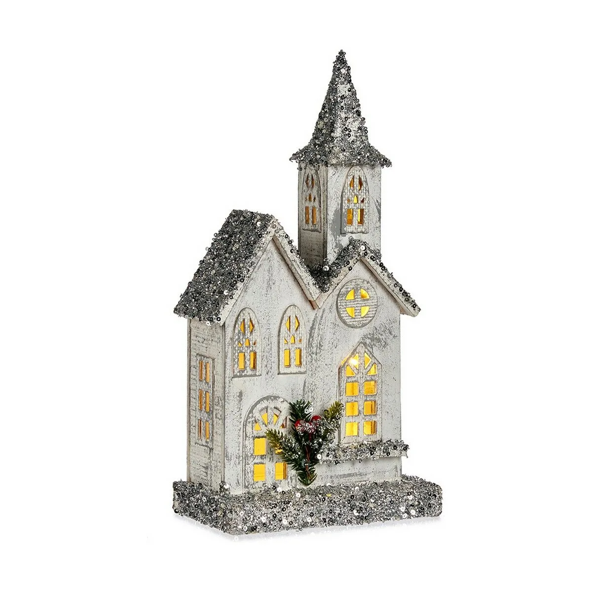 Figurine decorative noel paillettes lumiere led maison 22 x 45 x 11 cm gris bois blanc s361193875. Nous avons créé Diaytar pour être le point de repère dans le paysage souvent confuse du e-commerce généraliste.