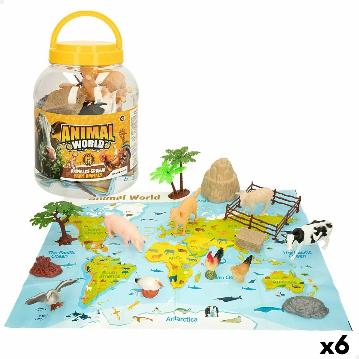 Figurines d animaux colorbaby 19 pieces ferme plastique 13 x 8 x 3 cm 6 unites s890318219. Diaytar capitalise sur la diversité : notre force est de vous offrir un choix immense sans jamais sacrifier la qualité