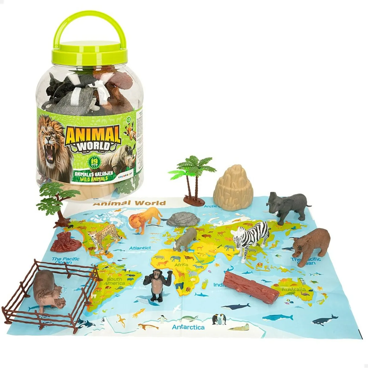 Figurines d animaux colorbaby 19 pieces jungle plastique 14 x 6 x 5 cm 6 unites s890318341. Pour vous, nous avons créé Diaytar : l'antidote à la monotonie shopping, une injection régulière de produits novateurs.