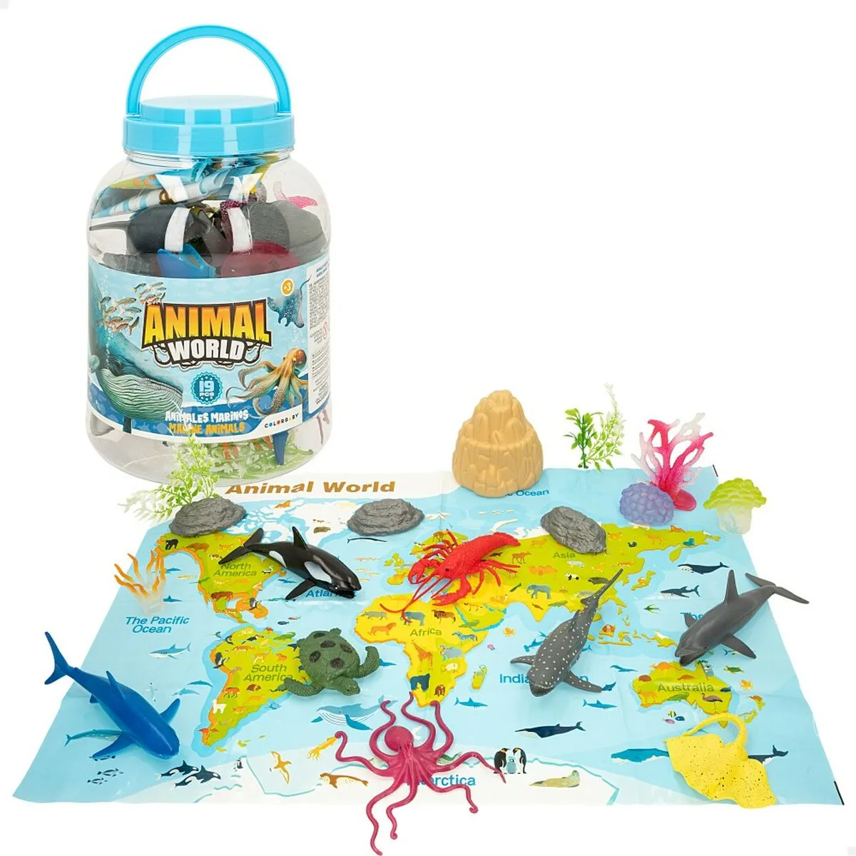 Figurines d animaux colorbaby 19 pieces ocean plastique 14 x 6 x 7 cm 6 unites s890318415. Chez Diaytar, chaque visite est l'occasion de découvrir un nouveau produit génial, qu'il soit électronique ou domestique