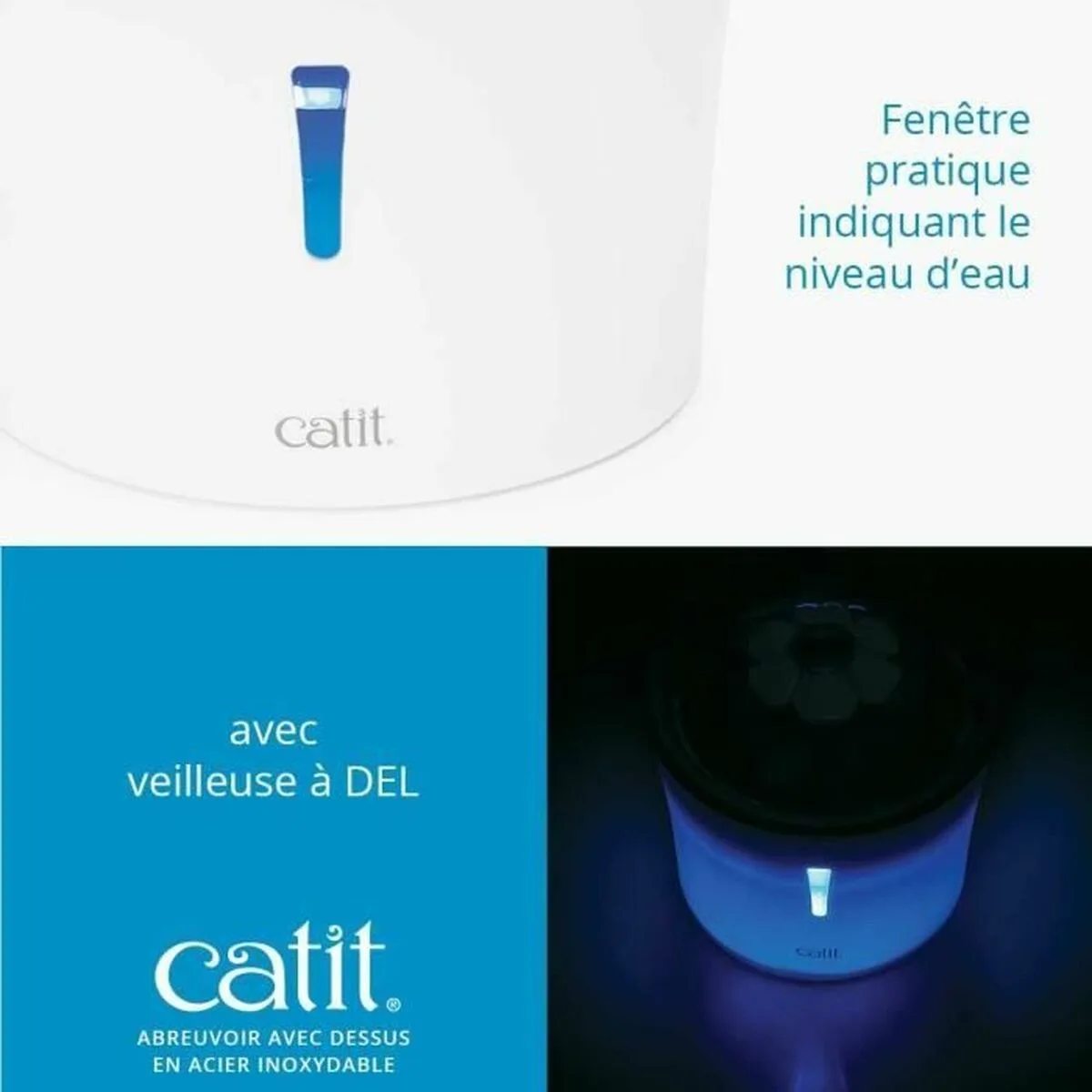 Fontaine pour animaux de compagnie catit blanc plastique acier inoxydable s7101597821. Diaytar, une boutique en ligne qui défie les catégories traditionnelles en mêlant produits high-tech, maison et lifestyle avec brio