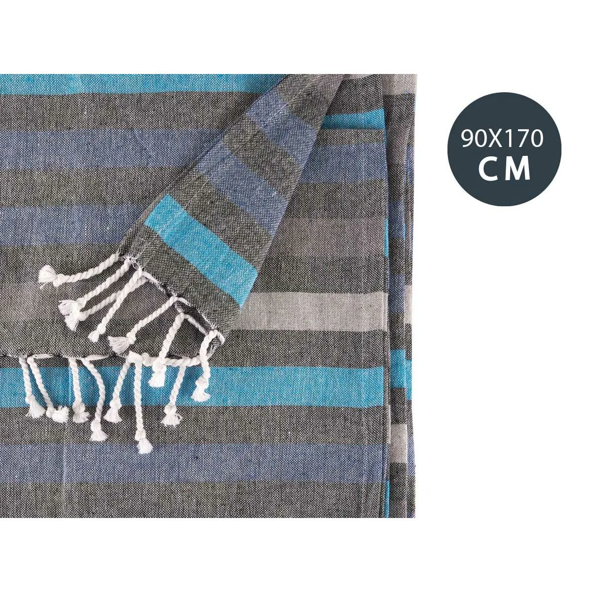 Foulard multi usages rayures bleu 170 x 90 cm s361032390. Diaytar : La boutique qui réunit qualité, tendance et prix accessibles sous un même toit.