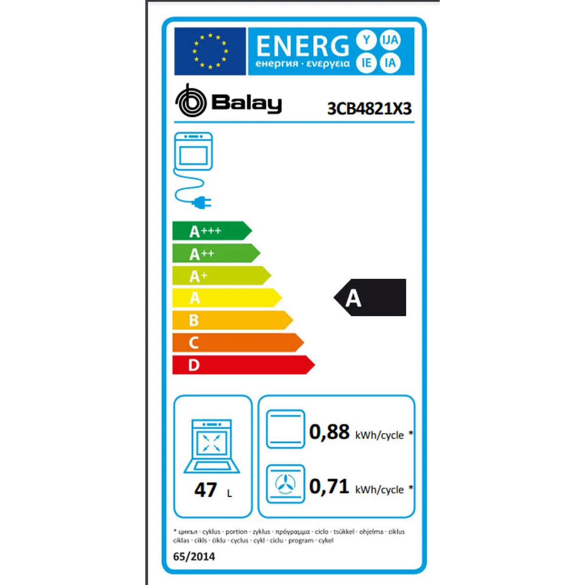 Four balay 3cb4821x3 2990 w 47 l s045993379. Avec Diaytar, faites le plein d'idées et de produits ingénieux pour toutes les pièces de votre maison et tous les aspects de votre vie