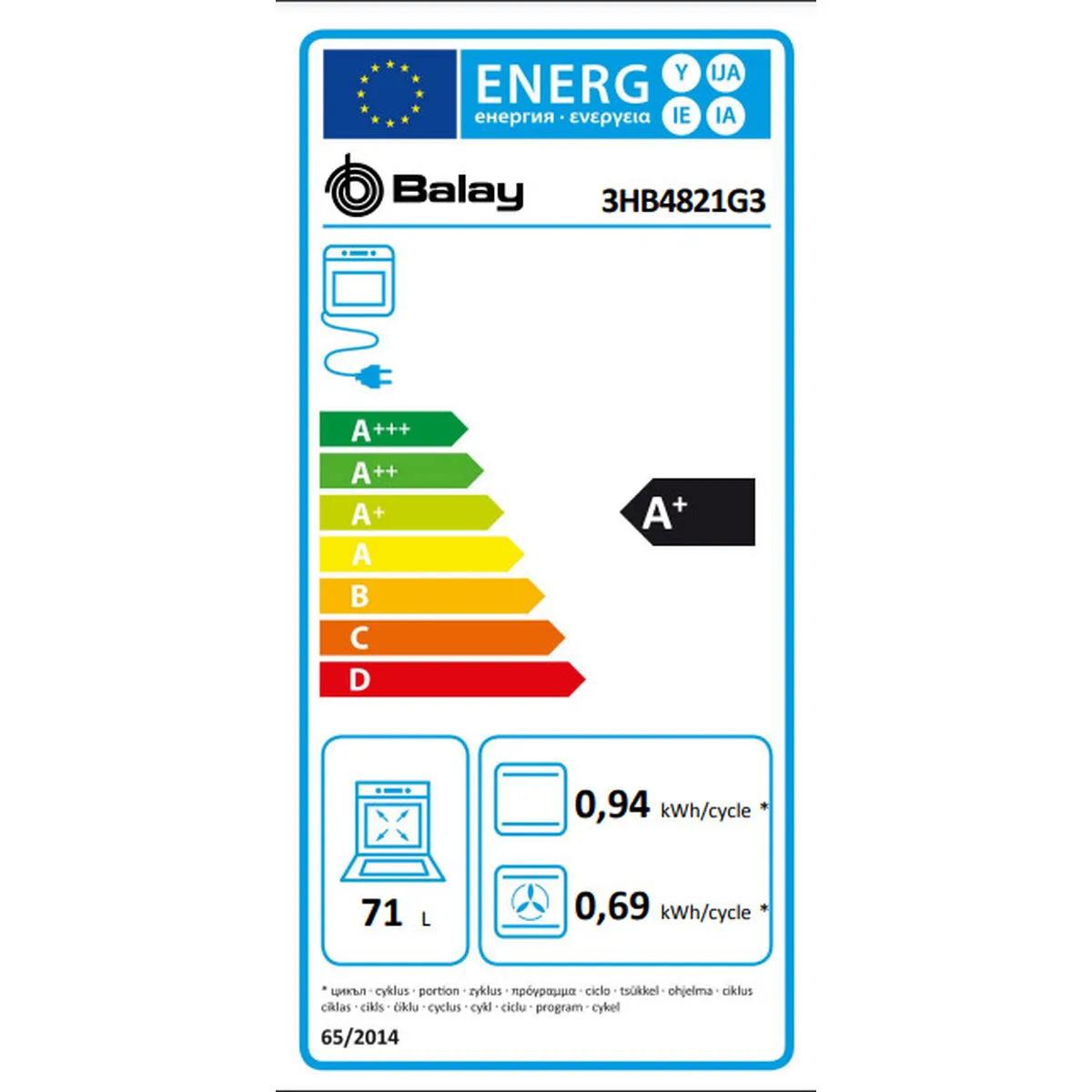 Four balay 3hb4821g3 3600 w 71 l s045989558. Pour vous, nous avons créé Diaytar : l'antidote à la monotonie shopping, une injection régulière de produits novateurs.