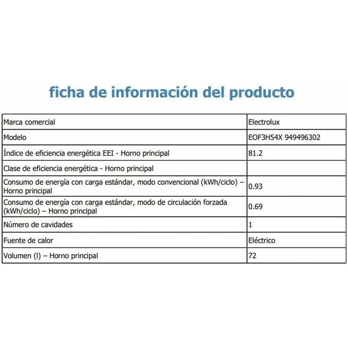 Four electrolux eof3h54x 2700 w 72 l s045634031. Exprimez votre personnalité avec les accessoires tendance de Diaytar.