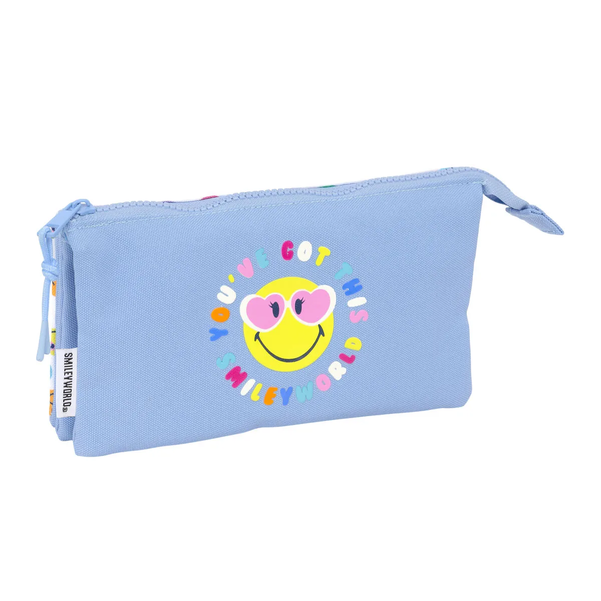 Fourre tout smiley joyful multicouleur bleu clair 22 x 12 x 3 cm s431190630. Diaytar, c'est le cercle vertueux : des produits de qualité qui améliorent votre vie, qui vous rendent heureux, alors vous revenez.