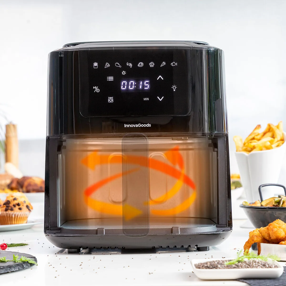 Friteuse a air avec balance innovagoods fryinn balance 5000 noir 1500 w 5 l acier inoxydable v010373344. La chasse aux produits extraordinaires est ouverte. Diaytar vous donne les clés d'un univers shopping infini.