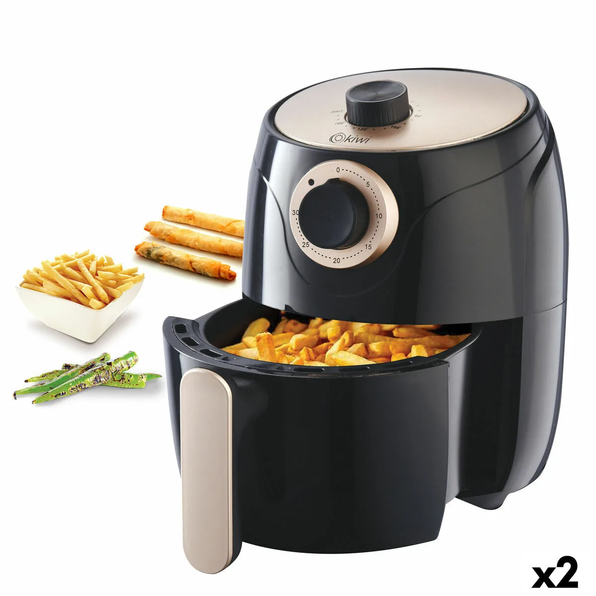 Friteuse a air kiwi 1000 w 2l s223626882. Notre mantra chez Diaytar : un produit, un sourire. Nous mesurons notre succès à votre satisfaction instantanée.