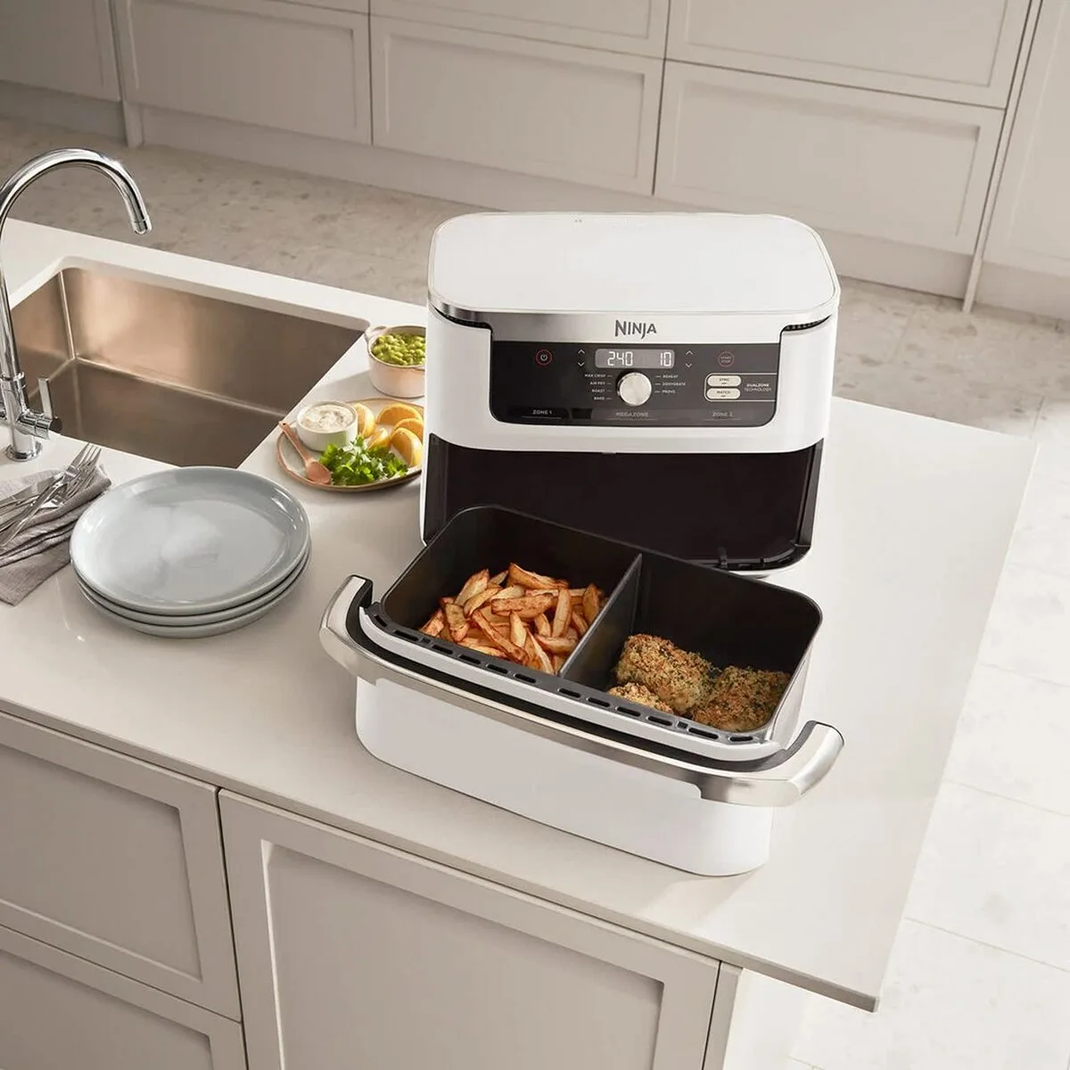 Friteuse a air ninja af500euwh blanc argente 2470 w 10 4 l s9111356689. Diaytar Home : Créez l'atmosphère parfaite dans chaque pièce de votre maison.