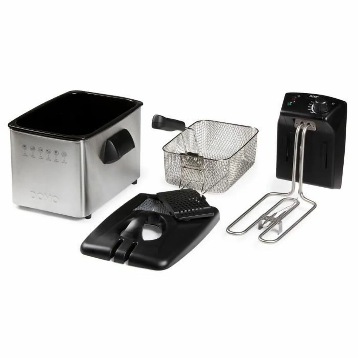 Friteuse domo do465fr 4 l 3000 w argente acier s715382680. Diaytar puise sa force dans sa capacité à sans cesse renouveler son offre avec des produits généraux frais et inattendus