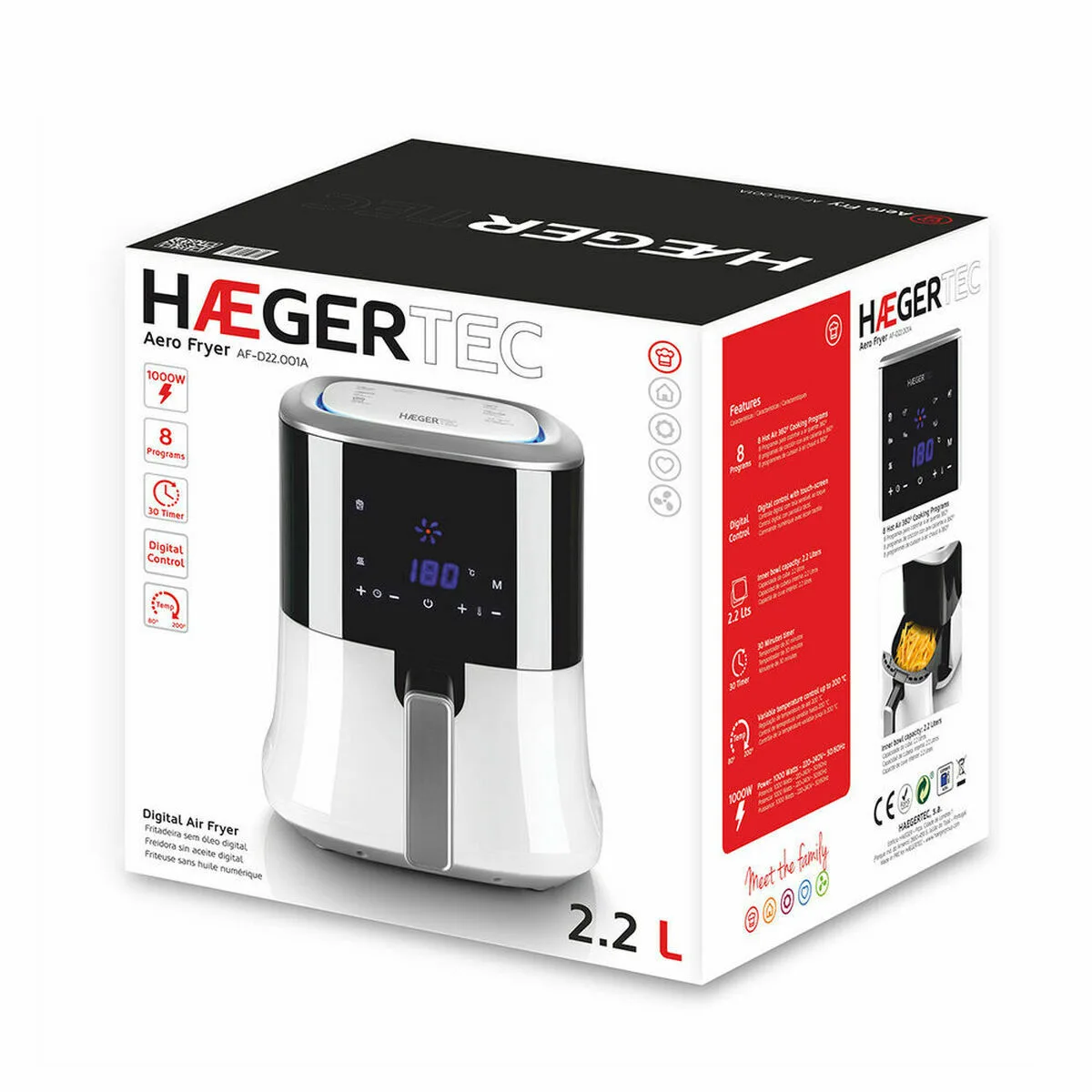 Friteuse haeger af d22 001a blanc 2 2 l 1000 w s778145160. Diaytar, c'est la vitrine ultime des produits qui comptent vraiment, ceux qui simplifient et embellissent existant.