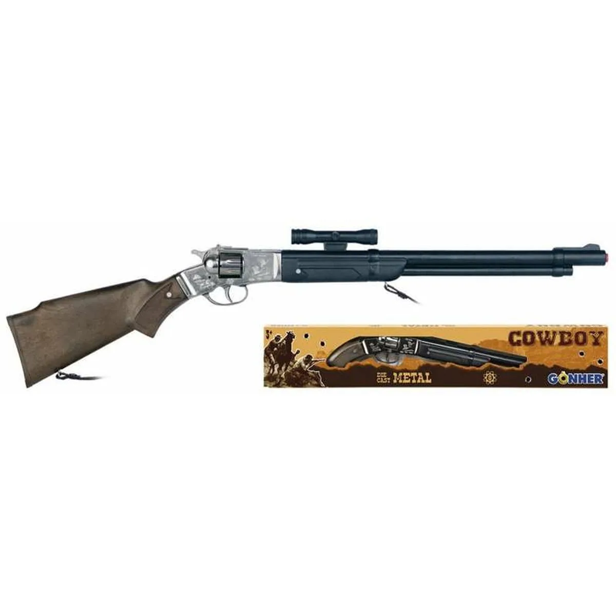 Fusil de cowboy gonher 68 x 12 x 3 5 cm s242597539. Explorez Diaytar et laissez-vous surprendre par notre diversité de produits.
