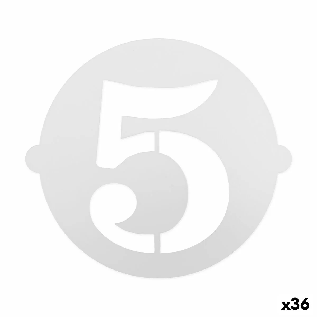 Gabarit de gateau algon numero 5 36 unites s223407617. Plongez dans l'univers Diaytar où chaque produit raconte une histoire.