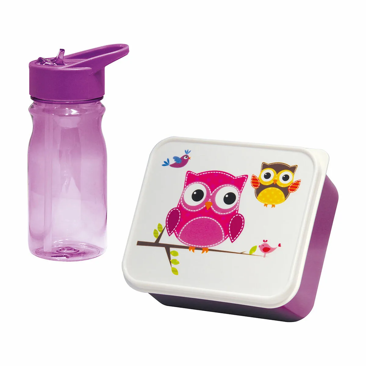 Gamelle avec gourde mondex hibou rose s792009021. Découvrez l'univers Diaytar : une boutique en ligne généraliste qui marque style, qualité et originalité dans chaque produit