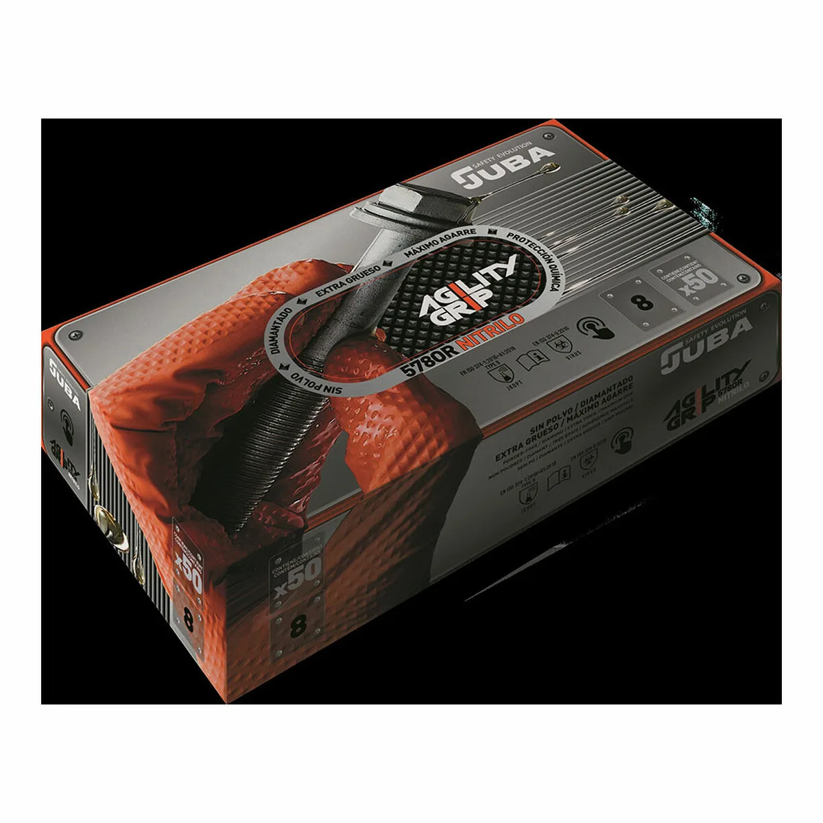 Gants en nitrile juba agility grip orange sans poudre 50 unites s792483510. Diaytar - L'art de bien vivre commence ici. Découvrez nos collections exclusives.
