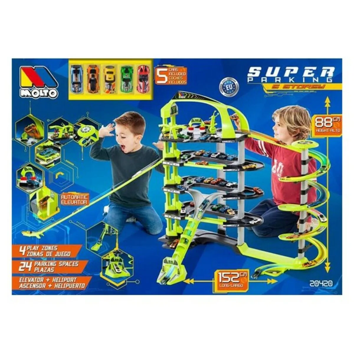 Garage parking avec vehicules molto super parkhaus 152 cm s240512454. Diaytar : Votre portail vers un monde de produits où la frontière entre l'essentiel et le superflu devient délicieusement floue