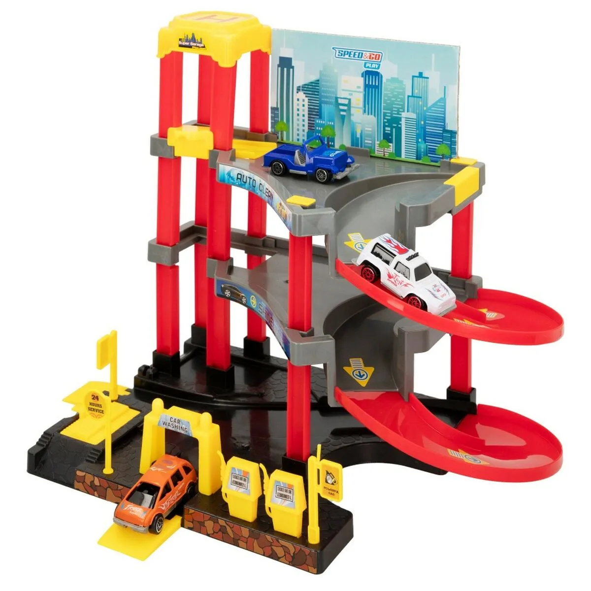 Garage parking avec vehicules speed go 37 x 29 x 25 cm 4 unites s890060747. Diaytar, une vision du shopping en ligne où chaque catégorie de produits, de la high-tech au généraliste, est traitée avec excellence