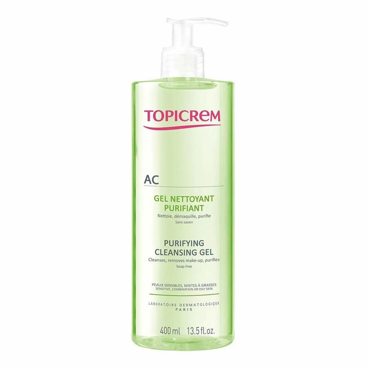Gel purifiant visage topicrem purifying m012138759. La recette Diaytar : un tiers de design, un tiers d'innovation, un tiers de fonctionnalité. Le tout saupoudré de tendance.
