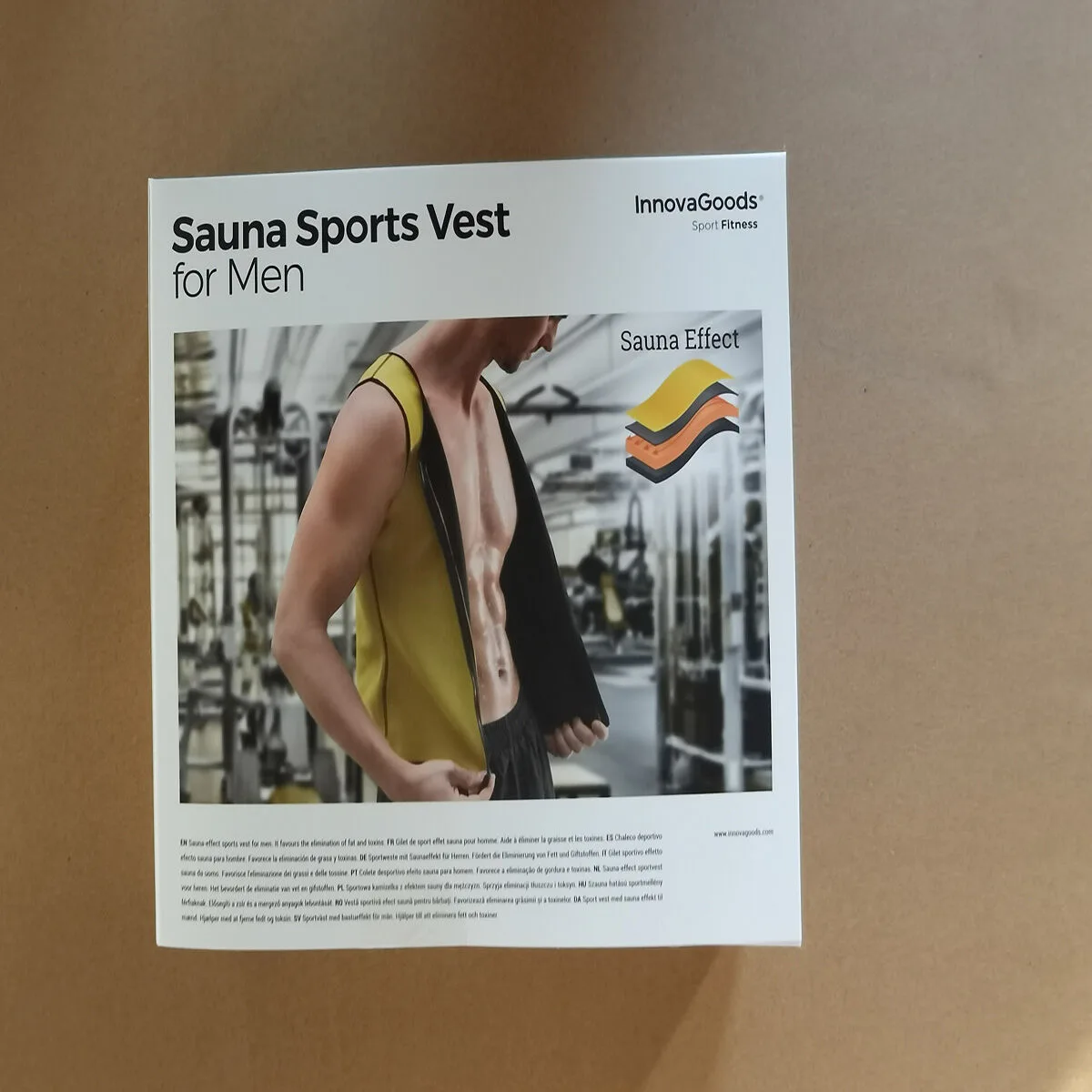 Gilet de sport avec effet sauna pour homme passwa innovagoods v010088169. Votre foyer mérite le style et le confort des produits Diaytar Home.