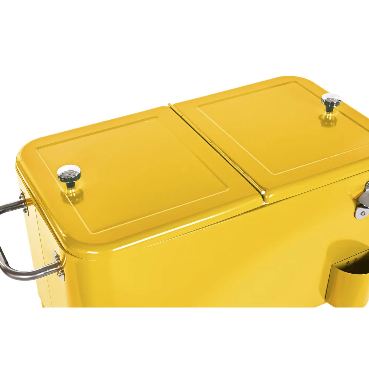 Glaciere home esprit jaune acier polypropylene 56 l 74 x 43 x 80 cm s306091877. Notre mission : éradiquer le superflu pour ne vous proposer que l'essentiel... mais en beaucoup plus stylé. Bienvenue chez Diaytar.
