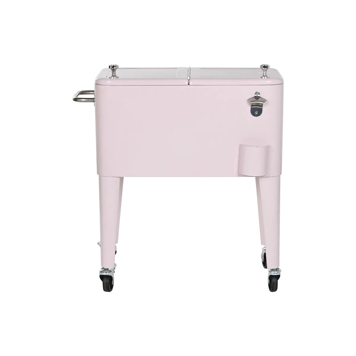 Glaciere home esprit rose acier polypropylene 74 x 43 x 80 cm s306091919. Votre style, votre personnalité, nos produits : bienvenue chez Diaytar !
