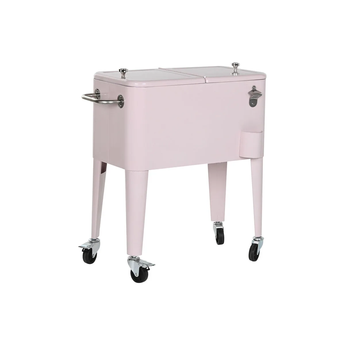 Glaciere home esprit rose acier polypropylene 74 x 43 x 80 cm s306091979. Diaytar, c'est la vitrine ultime des produits qui comptent vraiment, ceux qui simplifient et embellissent existant.
