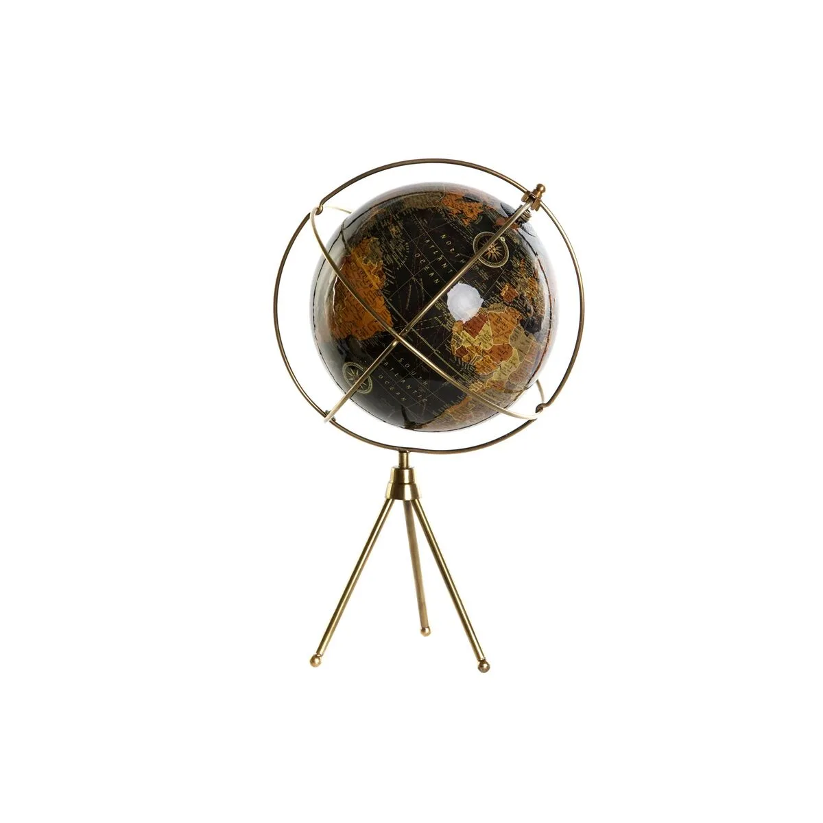 Globe terrestre home esprit jaune marron noir pvc aluminium 25 x 25 x 42 cm s305486531. Diaytar, une boutique en ligne qui défie les catégories traditionnelles en mêlant produits high-tech, maison et lifestyle avec brio