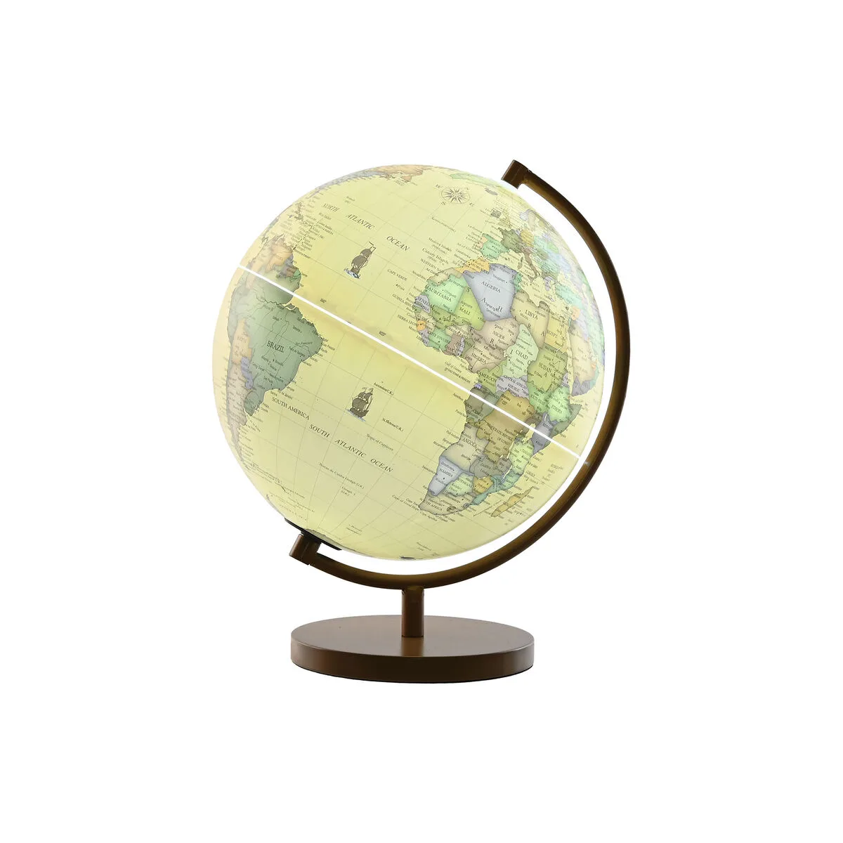 Globe terrestre home esprit marron pvc 26 x 25 x 34 cm s305654018. Diaytar vous connecte à l'essentiel et au superflu stylé : une gamme complète de produits pour tous vos besoins et envies