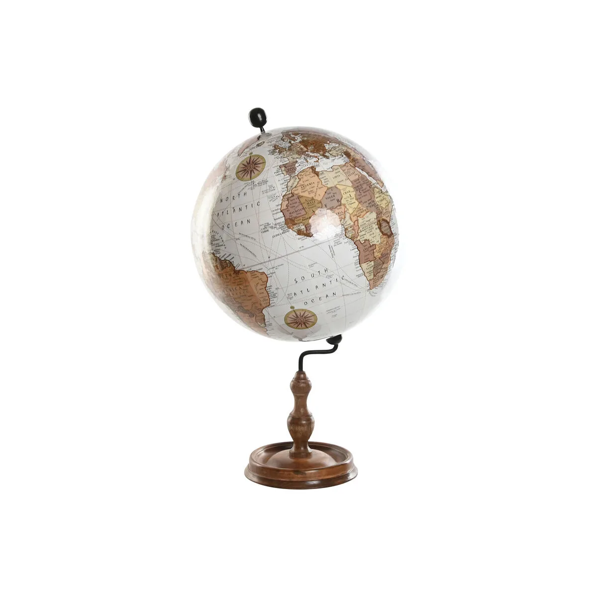 Globe terrestre home esprit marron vintage 45 x 45 x 80 cm s306104937. Diaytar - L'art de bien vivre commence ici. Découvrez nos collections exclusives.
