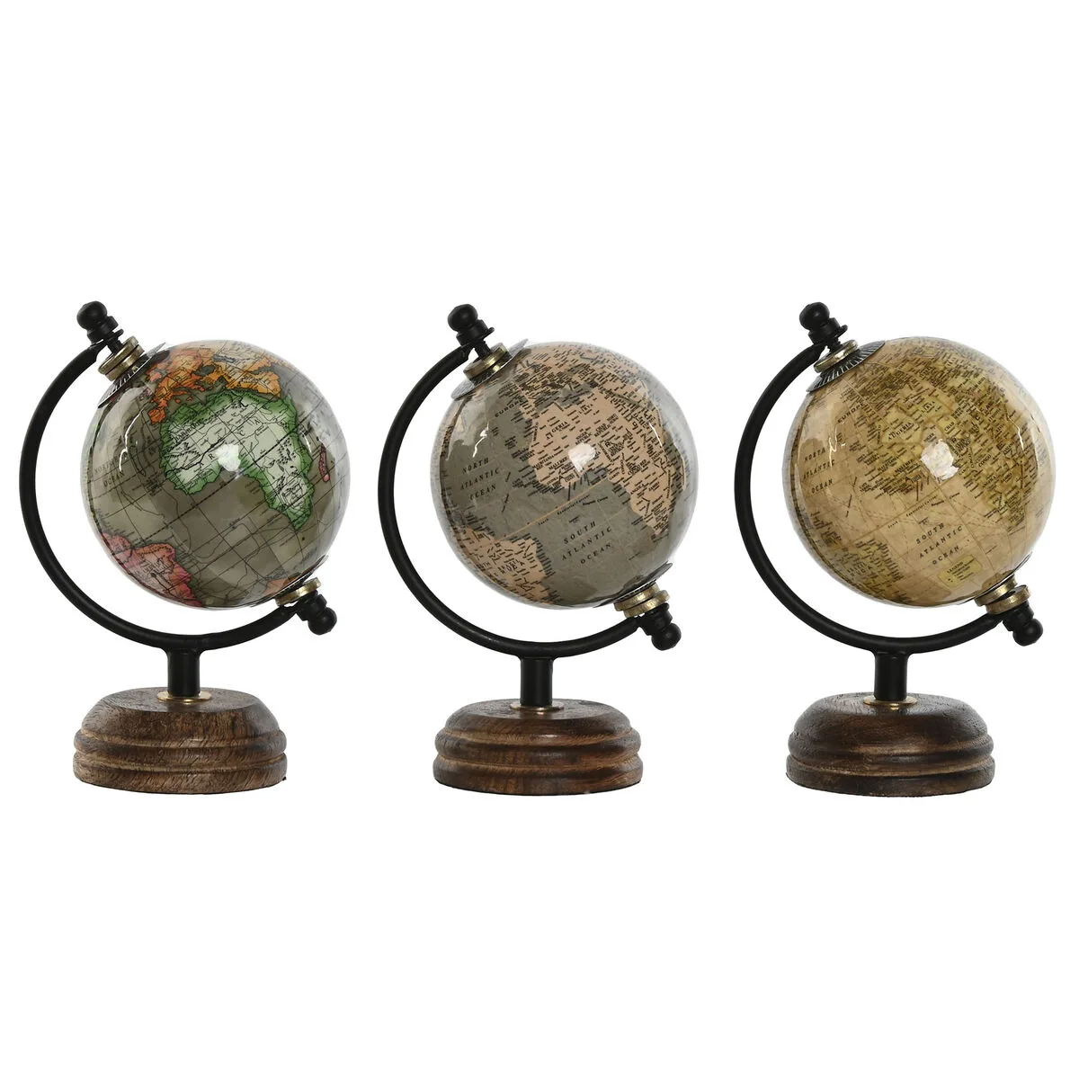 Globe terrestre home esprit vert beige vintage 10 x 8 x 14 cm 3 unites s305811663. Explorez Diaytar et laissez-vous surprendre par notre diversité de produits.