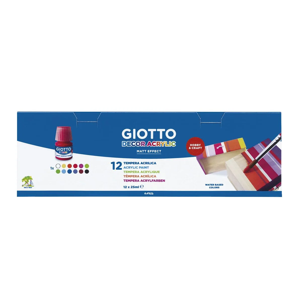 Gouache giotto decor multicouleur 12 pieces 25 ml 12 unites s840841031. Diaytar, c'est votre éditeur de vie. Nous sélectionnons les produits qui deviendront les chapitres essentiels de votre quotidien.