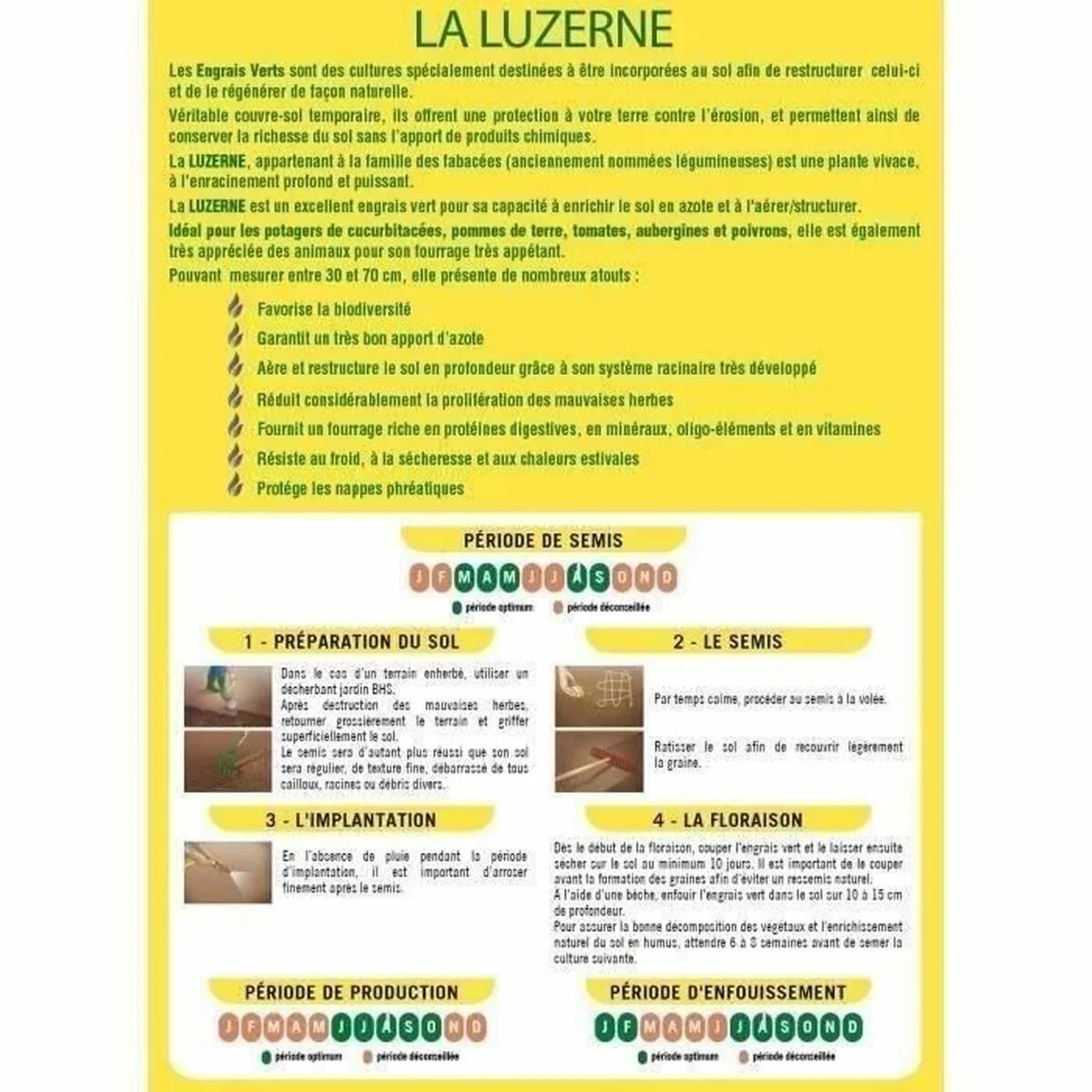 Graines bhs luzerne s7101876358. Diaytar, c'est l'assurance de produits qui durent, tant dans leur construction que dans leur style intemporel.