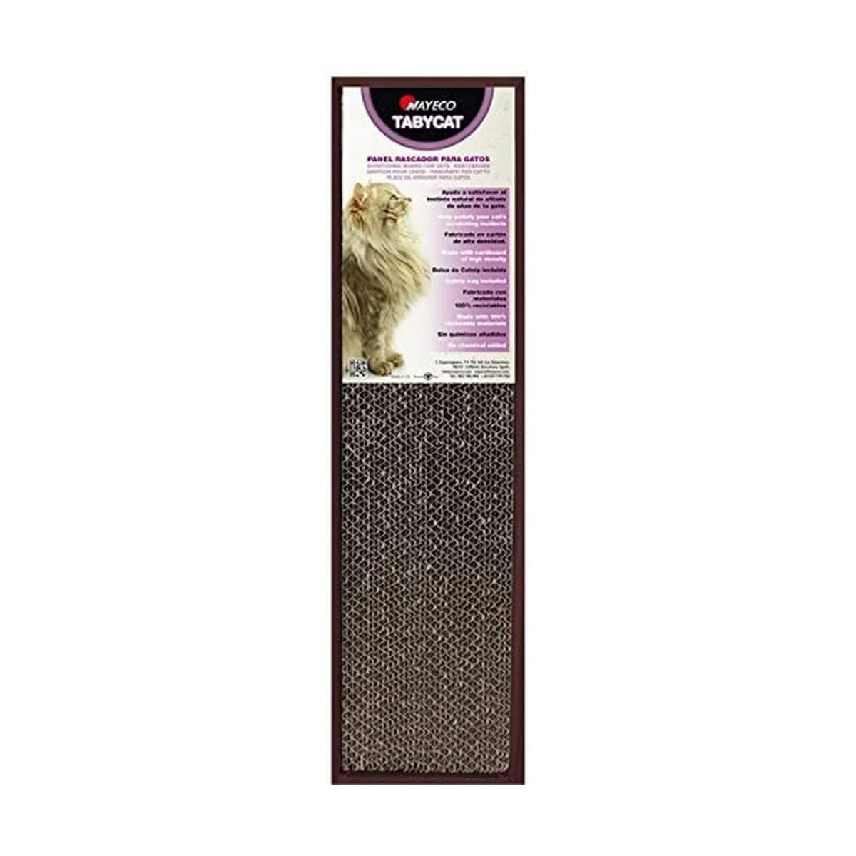 Grattoir pour chats nayeco taby cat marron carton 48 x 13 x 4 cm s791306916. Diaytar : là où le shopping devient une forme d'art. Curateur d'un quotidien plus beau et plus fonctionnel.