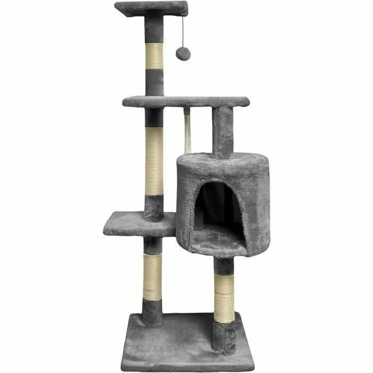 Grattoir pour chats paloma dark gris polyester tissu peluche bois 1 unite s7101228067. Du salon à la chambre, Diaytar habille votre intérieur avec élégance.