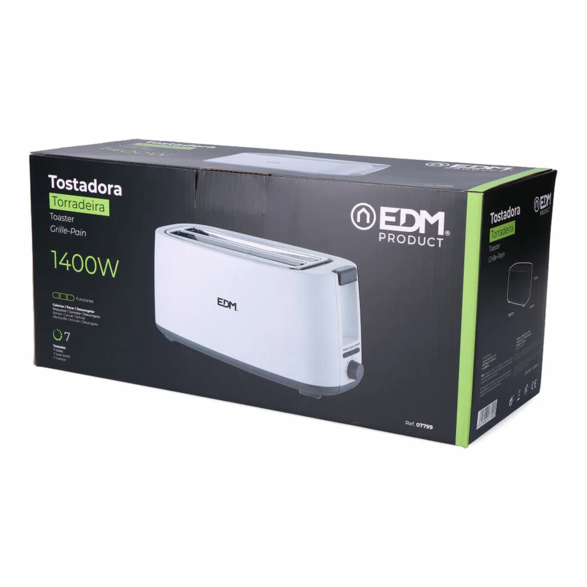Grille pain edm 07799 white design 1400 w double rainure s792254834. Pour un quotidien optimisé et stylisé, faites confiance à Diaytar et son expertise en produits généraux et innovants
