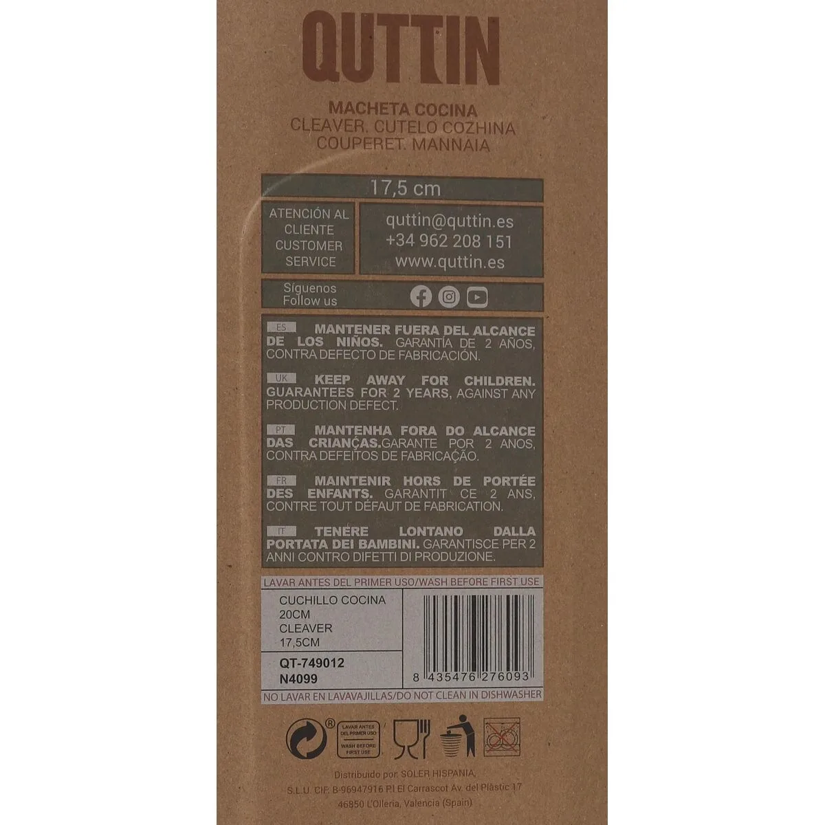 Gros couteau de cuisine quttin terra 17 5 cm 8 unites s223553573. L'ADN de Diaytar : un mélange éclectique et raffiné de produits qui parle aussi bien aux geeks qu'aux esthètes