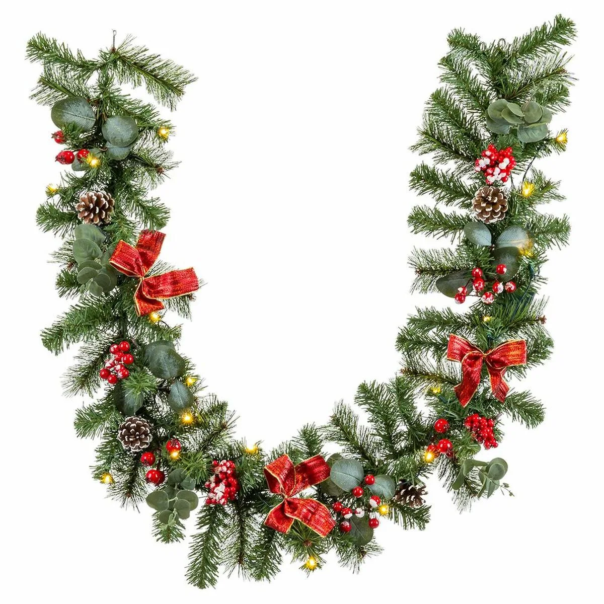Guirlande de noel multicouleur pvc 180 x 20 x 20 cm s880698173. La recette Diaytar : un tiers de design, un tiers d'innovation, un tiers de fonctionnalité. Le tout saupoudré de tendance.