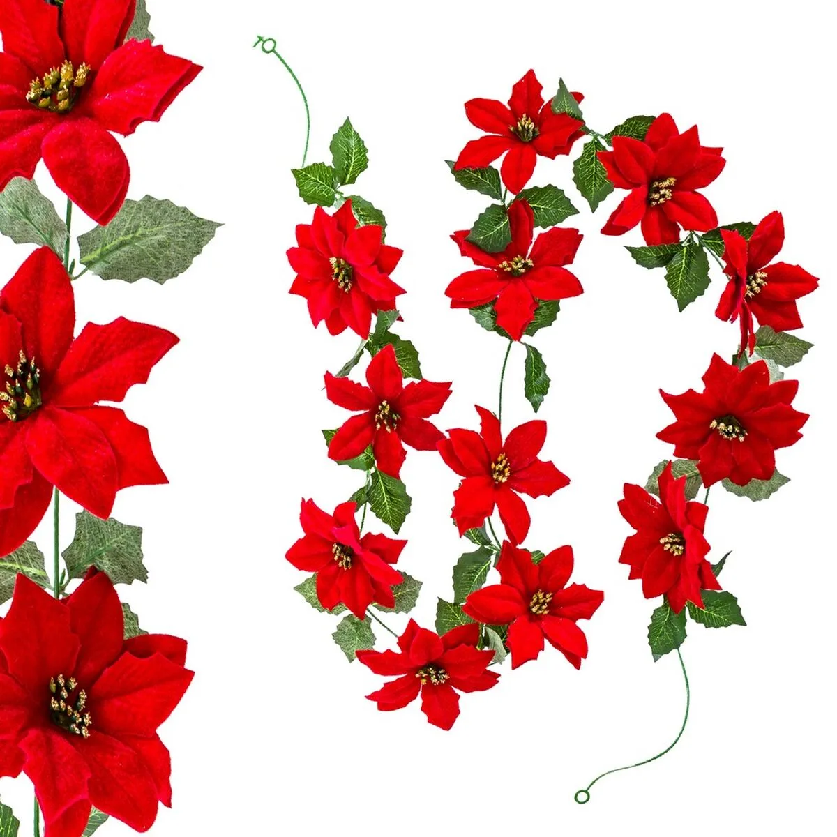 Guirlande de noel rouge vert plastique 180 cm s880366956. Diaytar révolutionne votre façon de faire du shopping en ligne !