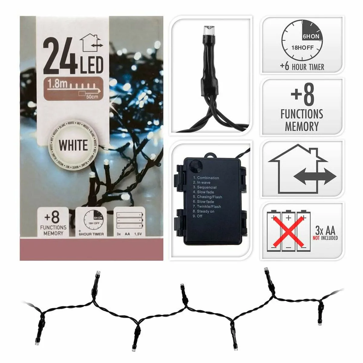Guirlande lumineuse led 2 3 m 1 8 m s790123936. Osez l'expérience Diaytar et découvrez comment des produits bien choisis peuvent éléver votre qualité de vie.