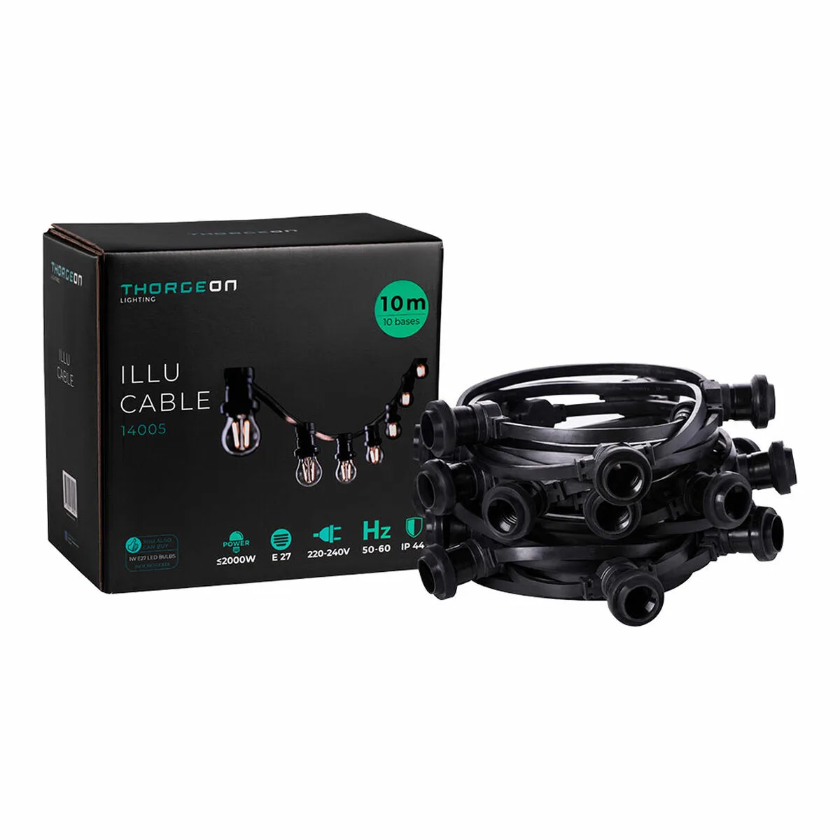 Guirlande lumineuse thorgeon noir 2000 w 10 m 10 s792630158. Nous avons infusé Diaytar avec une dose massive de passion pour le produit. Contagieux : vous allez l'attraper.