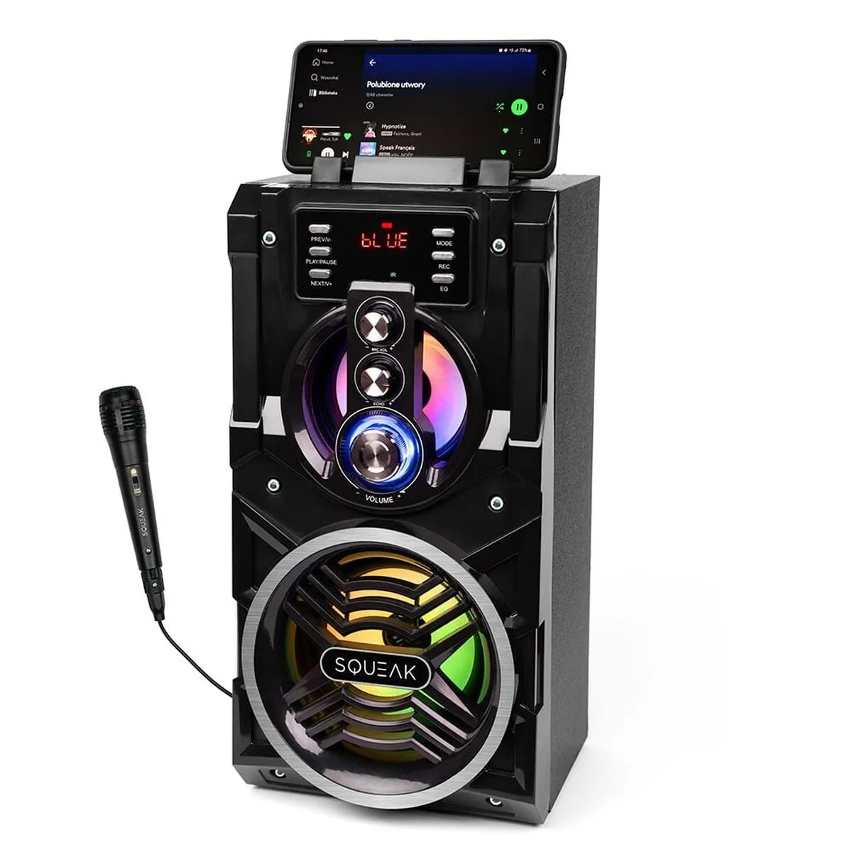 Haut parleurs bluetooth portables squeak sq1000 noir 20 w s913299249. Votre vie, simplifiée et stylisée par Diaytar et sa collection de produits essentiels et innovants