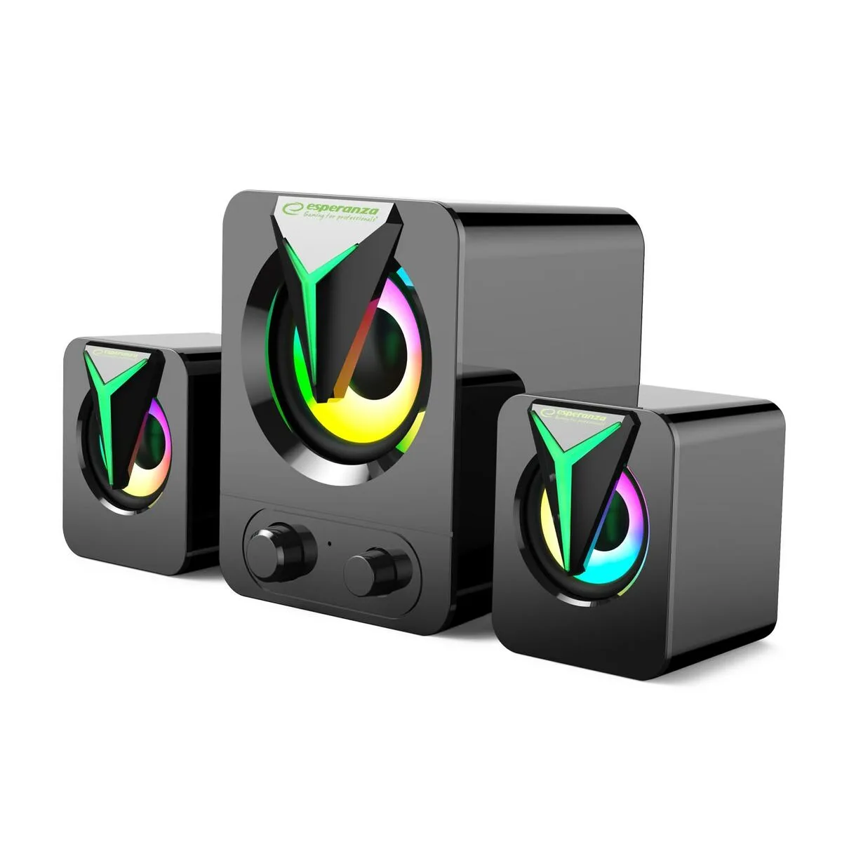 Haut parleurs de pc esperanza egs107 noir 5 w s912318355. Diaytar vous offre un accès privilégié à une sélection de produits qui font buzz, qui innovent et qui embellissent la vie