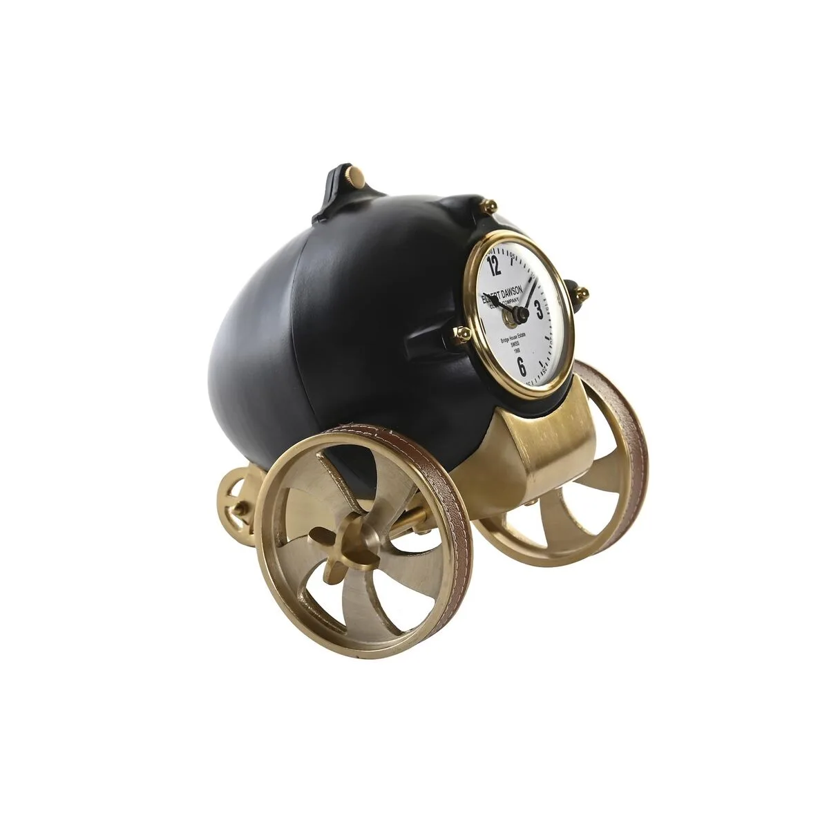 Horloge de table dkd home decor noir dore colonial s304147862. Découvrez l'univers Diaytar : une boutique en ligne généraliste qui marque style, qualité et originalité dans chaque produit