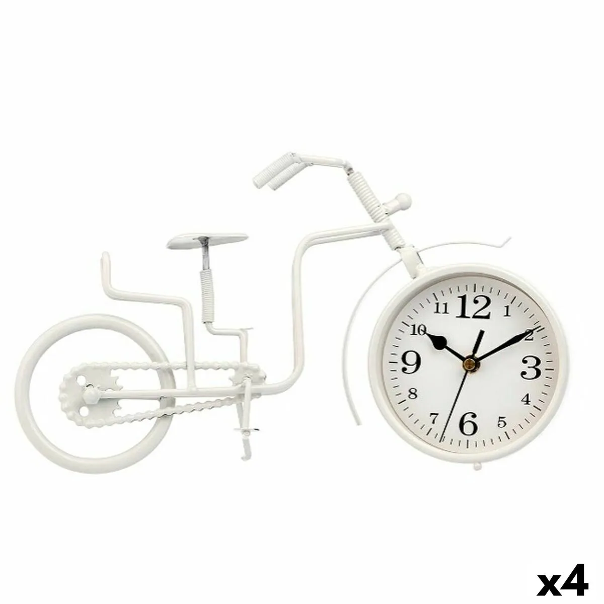 Horloge de table gift decor 917 blanc bicyclette 4 unites s363120583. Diaytar : là où le shopping devient une forme d'art. Curateur d'un quotidien plus beau et plus fonctionnel.