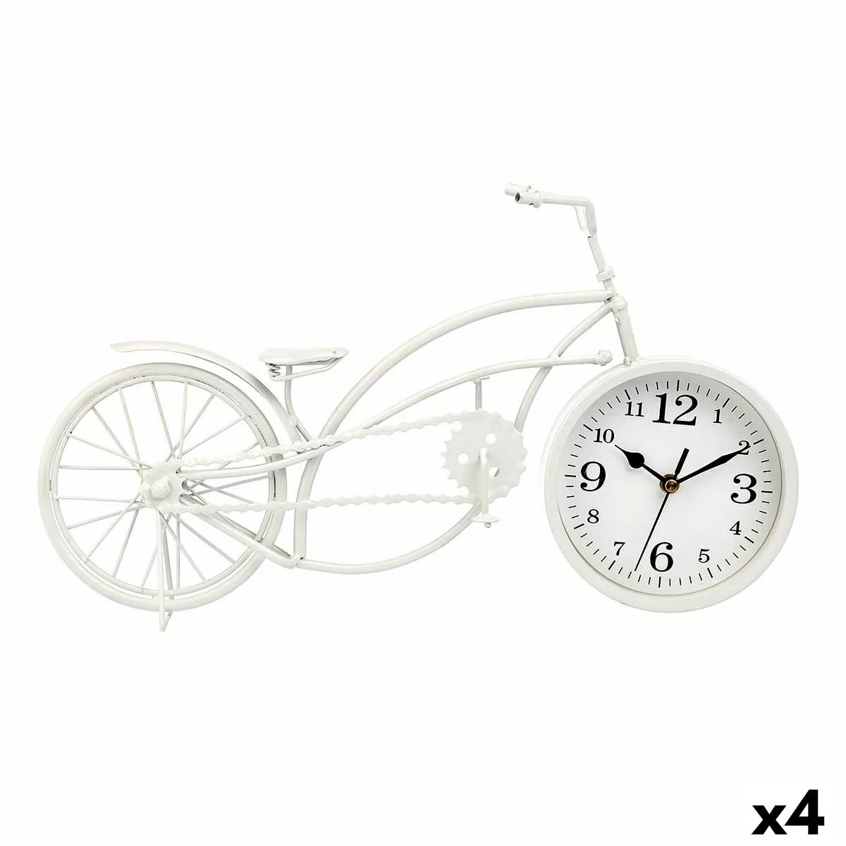 Horloge de table gift decor 921 blanc bicyclette 4 unites s363121340. Révélez votre style avec la collection capsule Diaytar, limitée et exclusive.