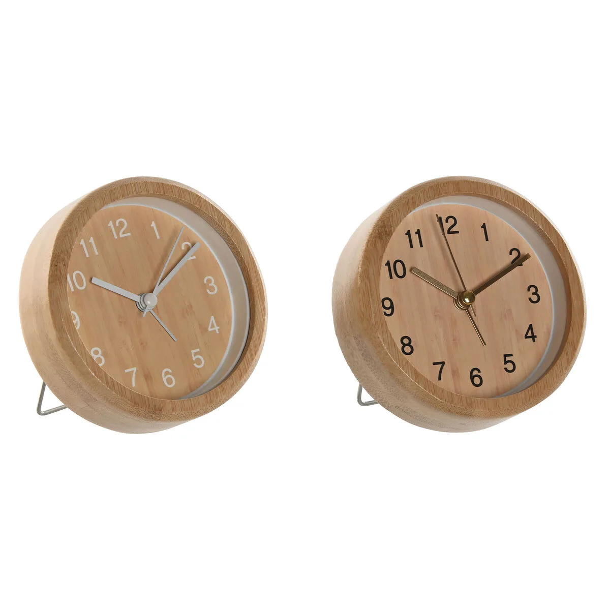 Horloge de table home esprit naturel 2 unites s306068855. Votre foyer mérite le style et le confort des produits Diaytar Home.